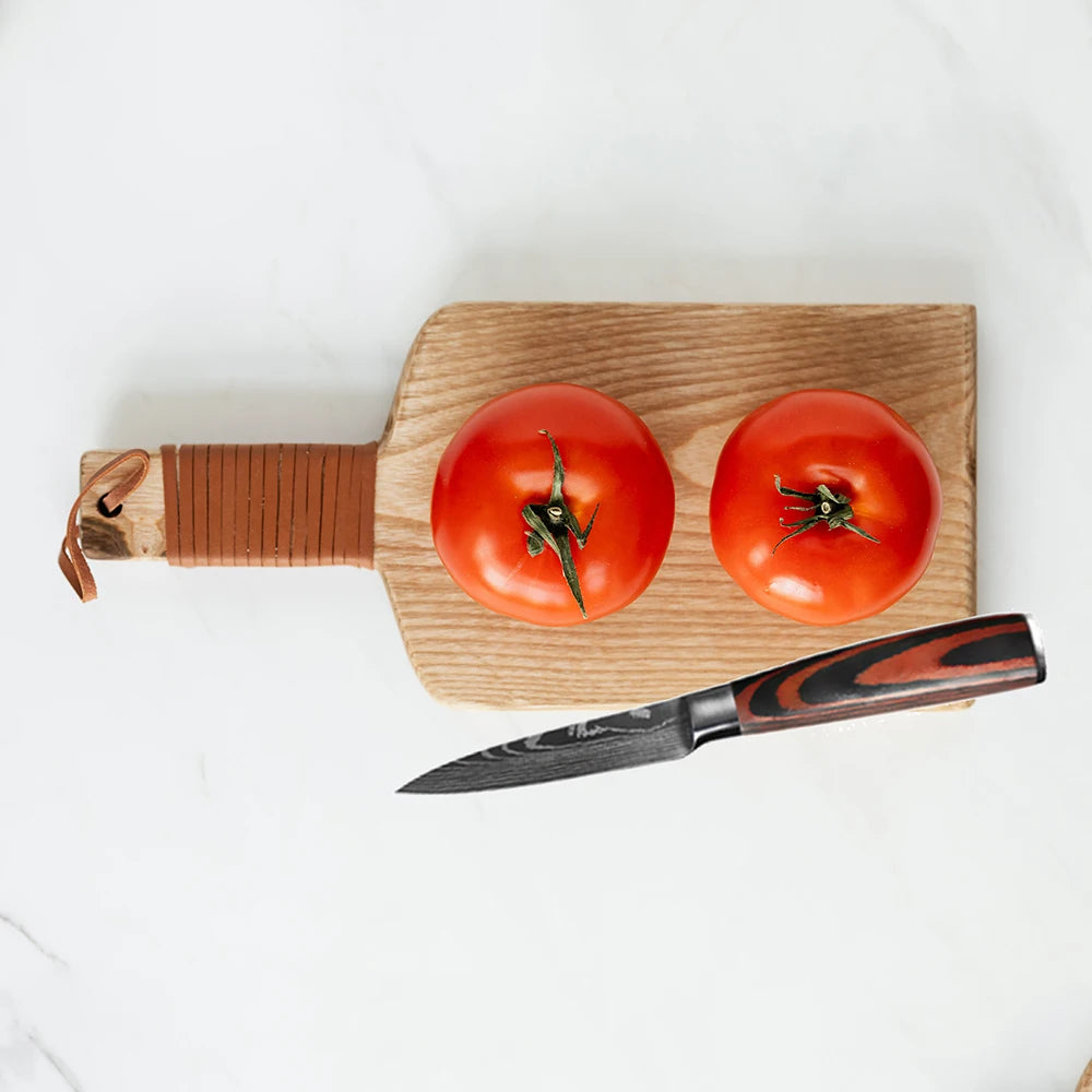 Juego de Cuchillos de Chef – Santoku Japonés, Patrón Damasco Láser, Ultra Afilados - 369 view