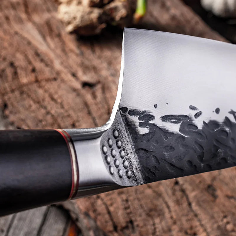 Cuchillo de Chef Japonés Kiritsuke Forjado a Mano - 369 view