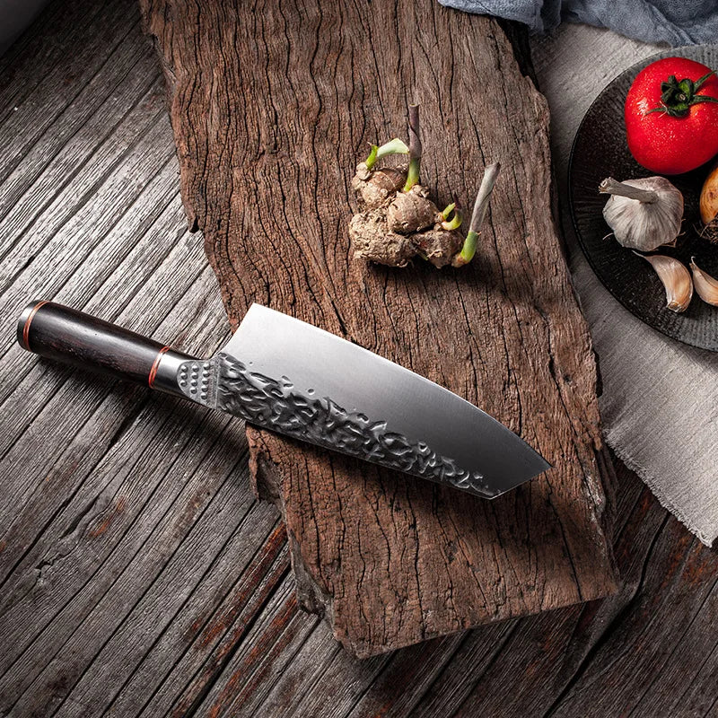 Cuchillo de Chef Japonés Kiritsuke Forjado a Mano - 369 view