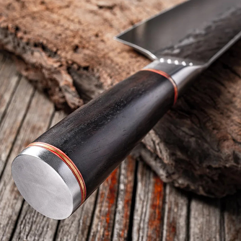 Cuchillo de Chef Japonés Kiritsuke Forjado a Mano - 369 view