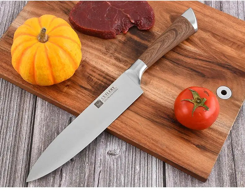 Juego de Cuchillos de Acero Inoxidable – 6 Piezas, Multiusos para Cocina y Chef - 369 view