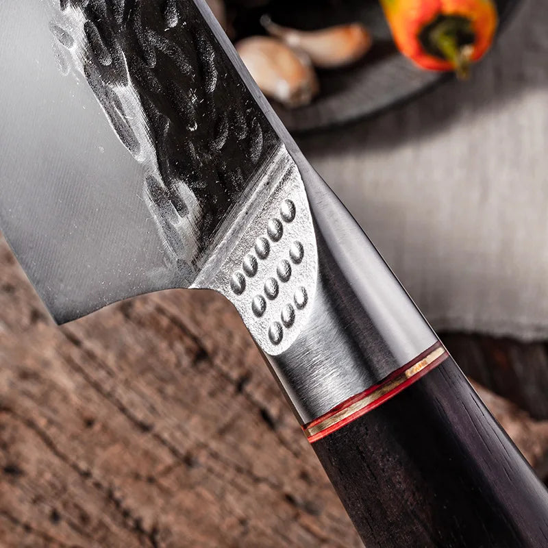Cuchillo de Chef Japonés Kiritsuke Forjado a Mano - 369 view