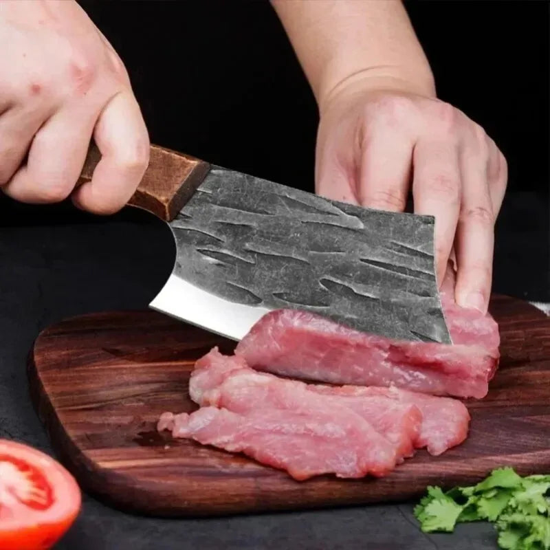 Cuchillo de Carnicero WXCOO – Acero Inoxidable Forjado, Profesional y Ultra Afilado - 369 view