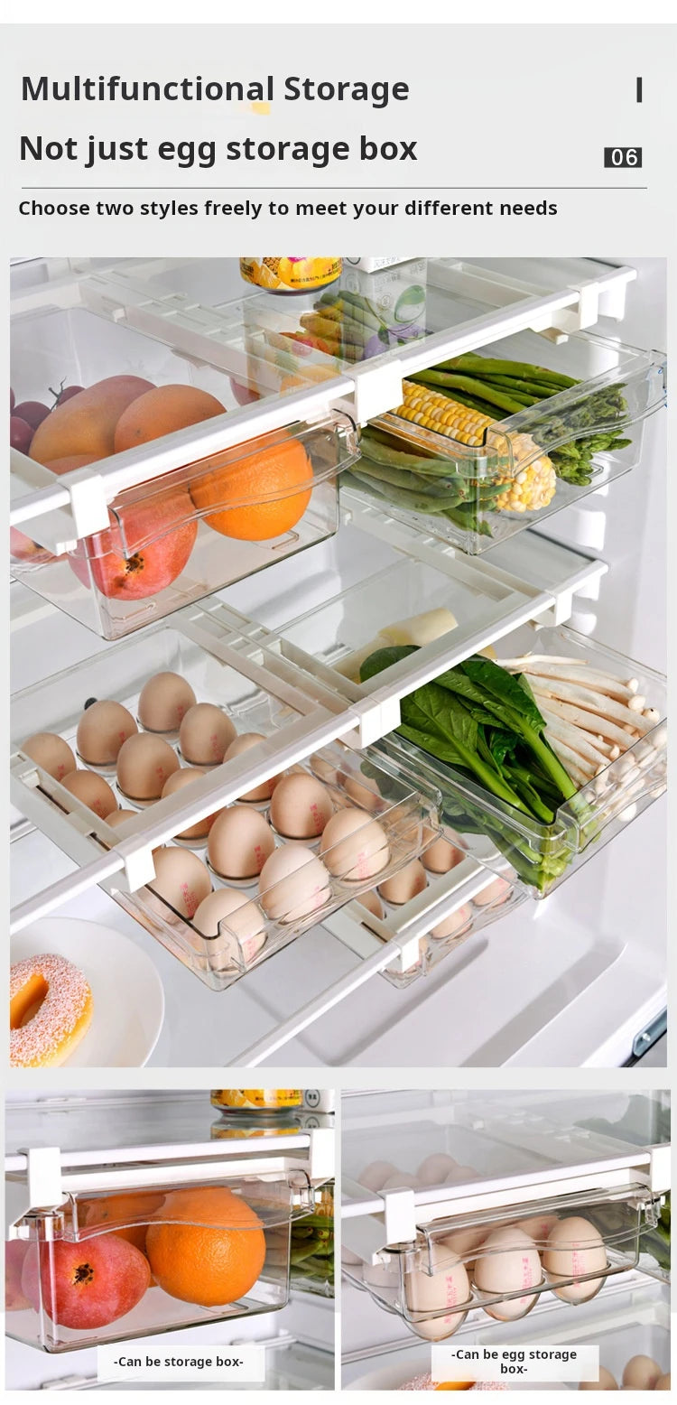 Caja de Almacenamiento para Huevos con Diseño de Cajón – Conservación Fresca y Organizada - 369 view
