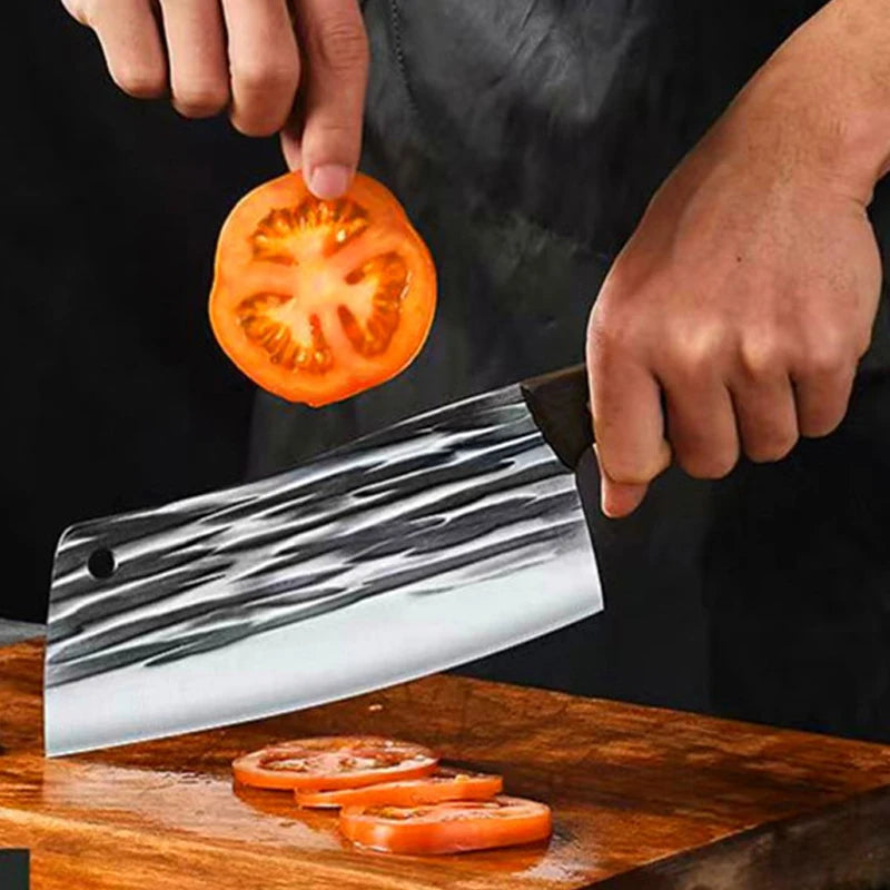 Cuchillo de Cocina Forjado a Mano – Tradicional, Afilado y Multiusos para Carne y Verduras - 369 view