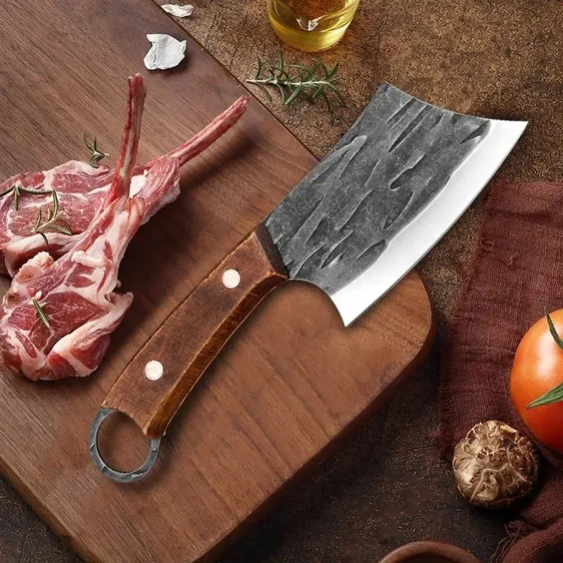 Cuchillo de Carnicero WXCOO – Acero Inoxidable Forjado, Profesional y Ultra Afilado - 369 view