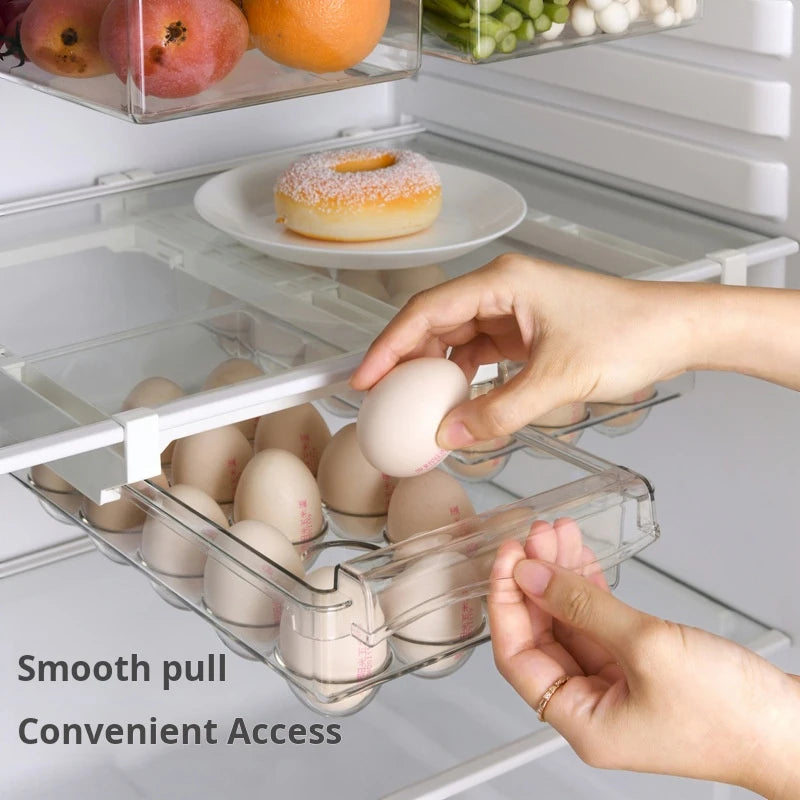 Caja de Almacenamiento para Huevos con Diseño de Cajón – Conservación Fresca y Organizada - 369 view