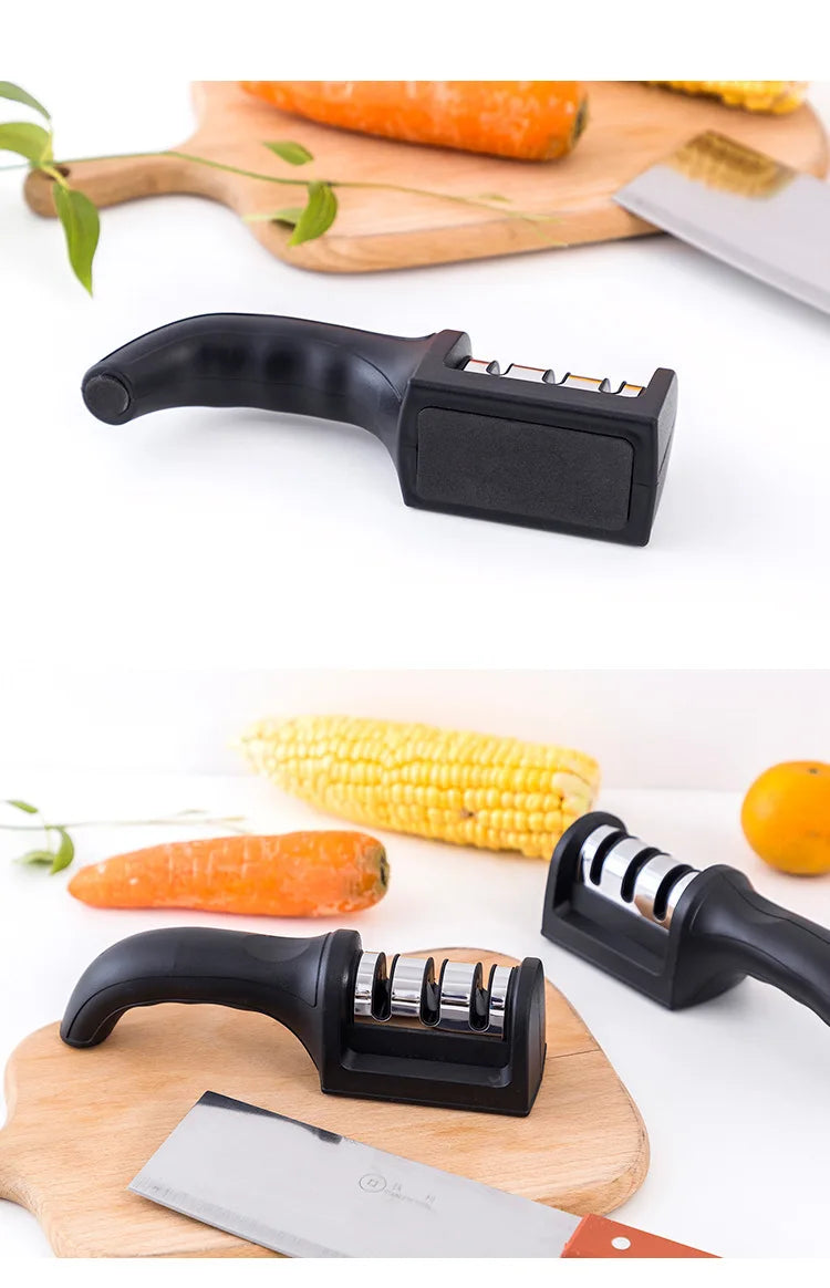 Afilador de Cuchillos de Tres Segmentos – Manual, Multifuncional y Ergonómico - 369 view