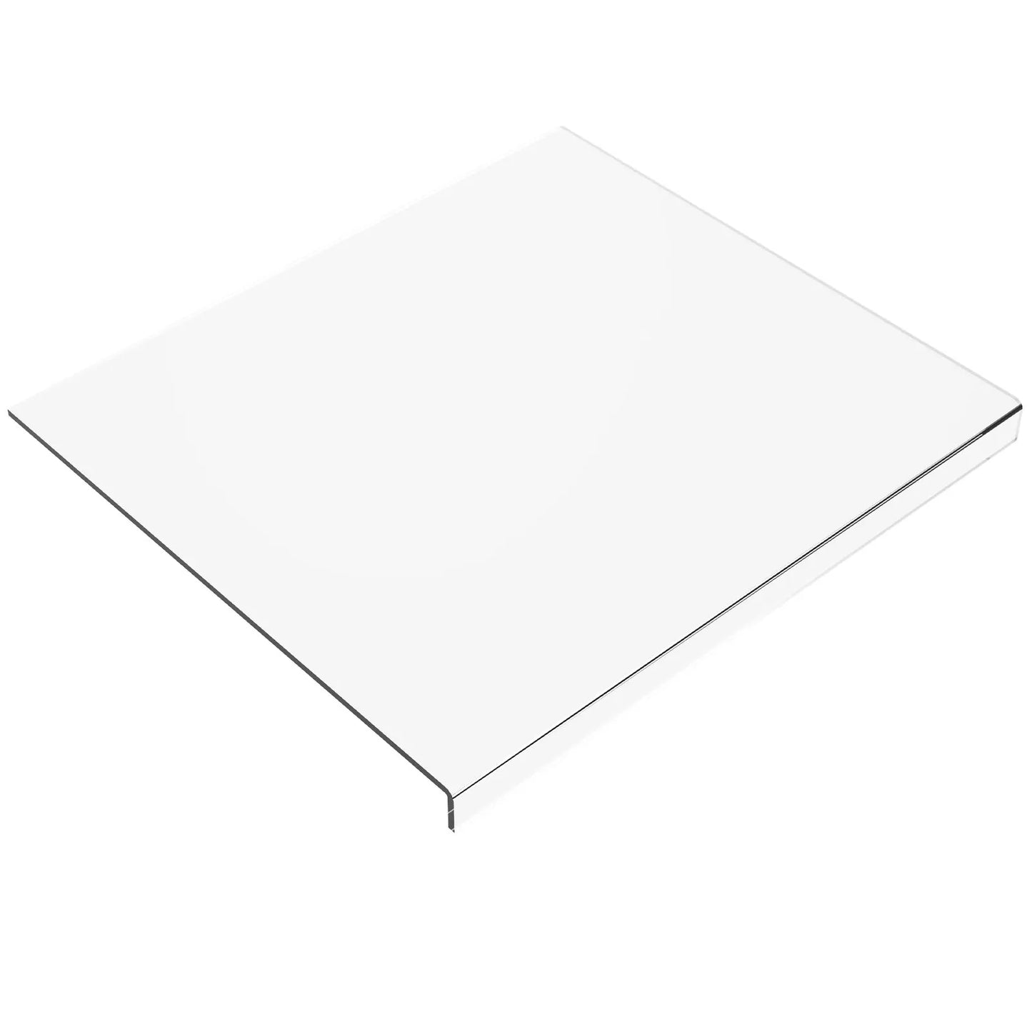 Acrylic Transparent Cutting Board with Lip 35x30cm Reusable Rectangular Kitchen Countertop Protection Board - 369 view