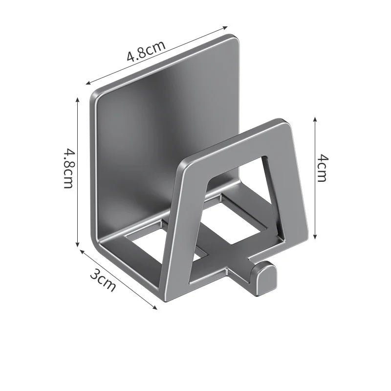 Soporte Adhesivo de Acero Inoxidable para Esponjas – Organizador de Fregadero