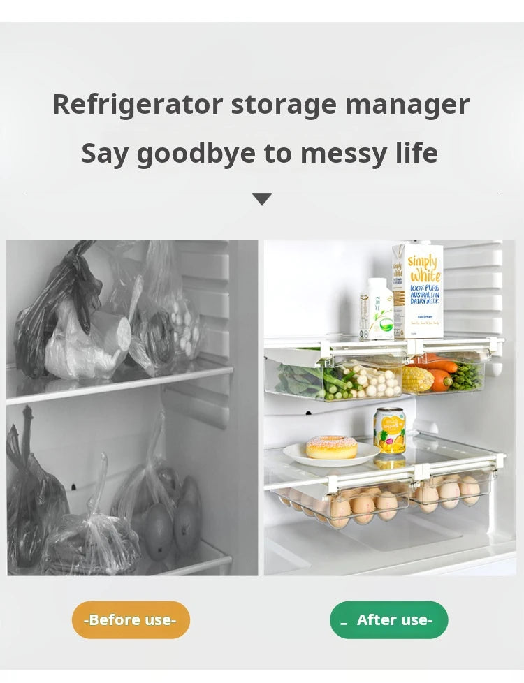 Caja de Almacenamiento para Huevos con Diseño de Cajón – Conservación Fresca y Organizada - 369 view