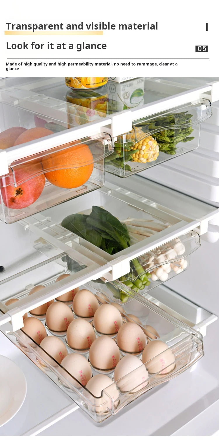Caja de Almacenamiento para Huevos con Diseño de Cajón – Conservación Fresca y Organizada - 369 view