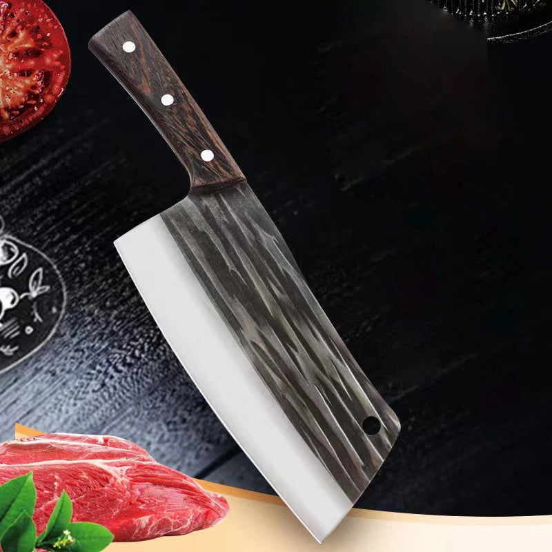 Cuchillo de Cocina Forjado a Mano – Tradicional, Afilado y Multiusos para Carne y Verduras - 369 view