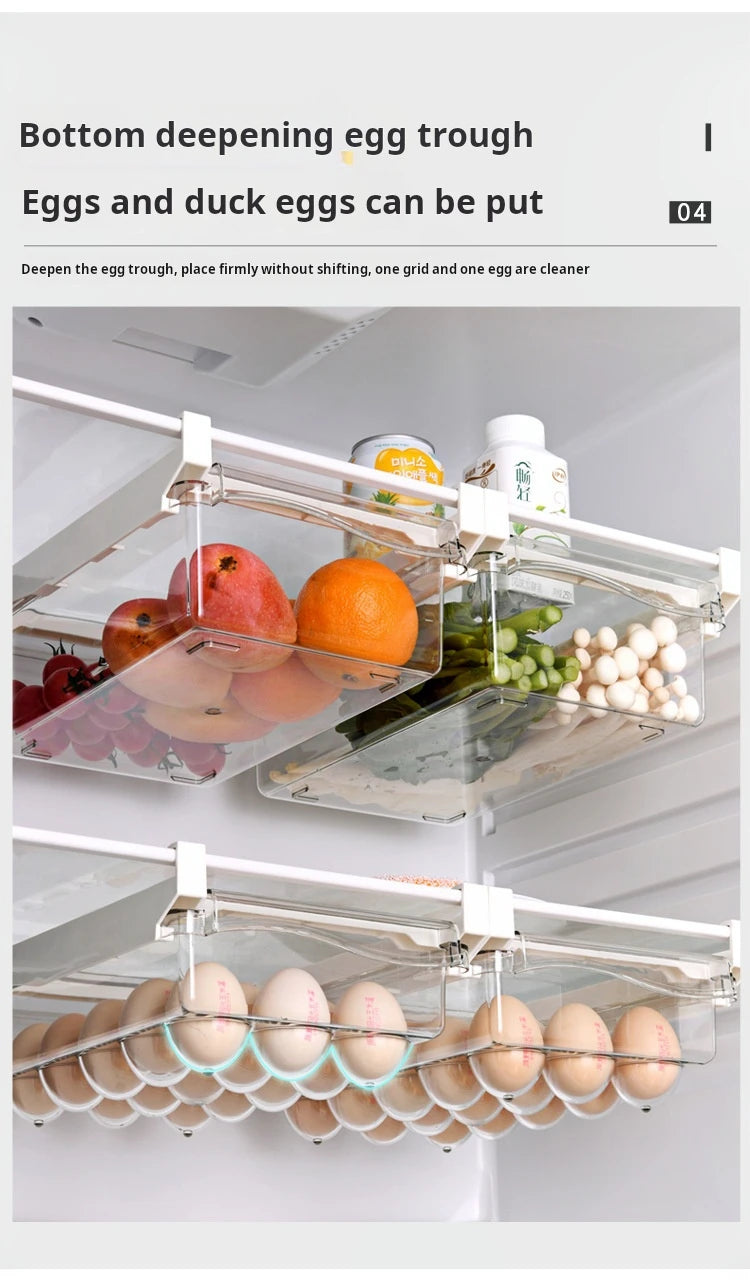 Caja de Almacenamiento para Huevos con Diseño de Cajón – Conservación Fresca y Organizada - 369 view