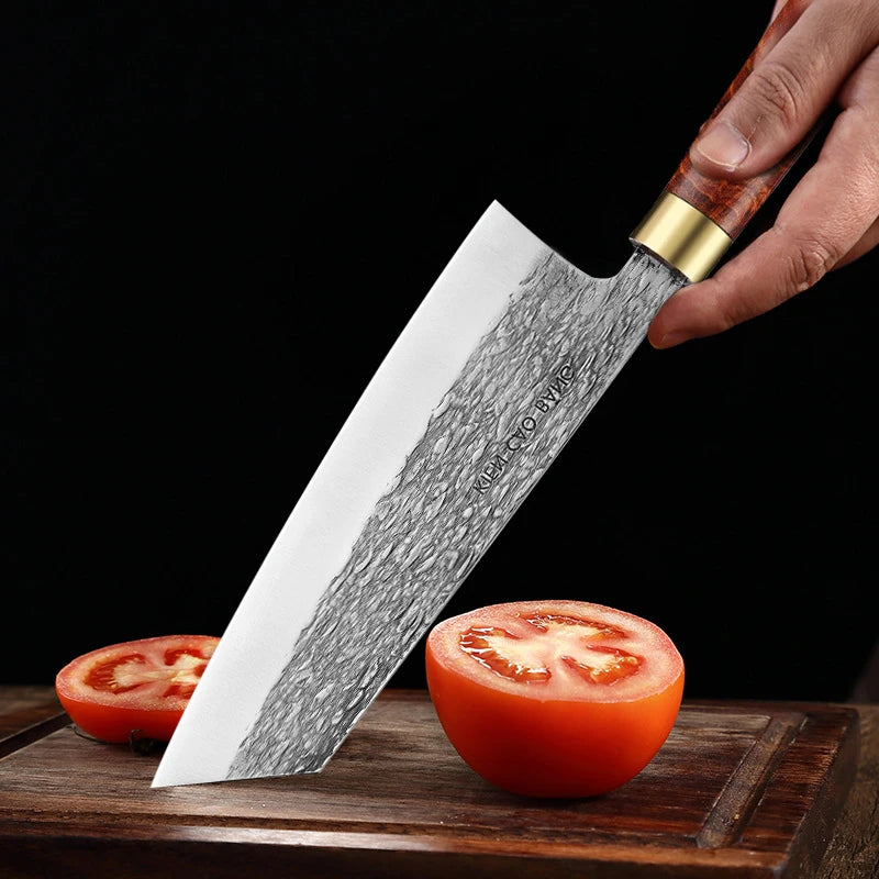 Cuchillo de Chef Japonés Profesional Forjado a Mano - 369 view
