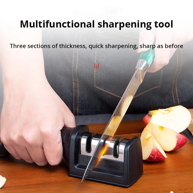 Afilador de Cuchillos de Tres Segmentos – Manual, Multifuncional y Ergonómico - 369 view