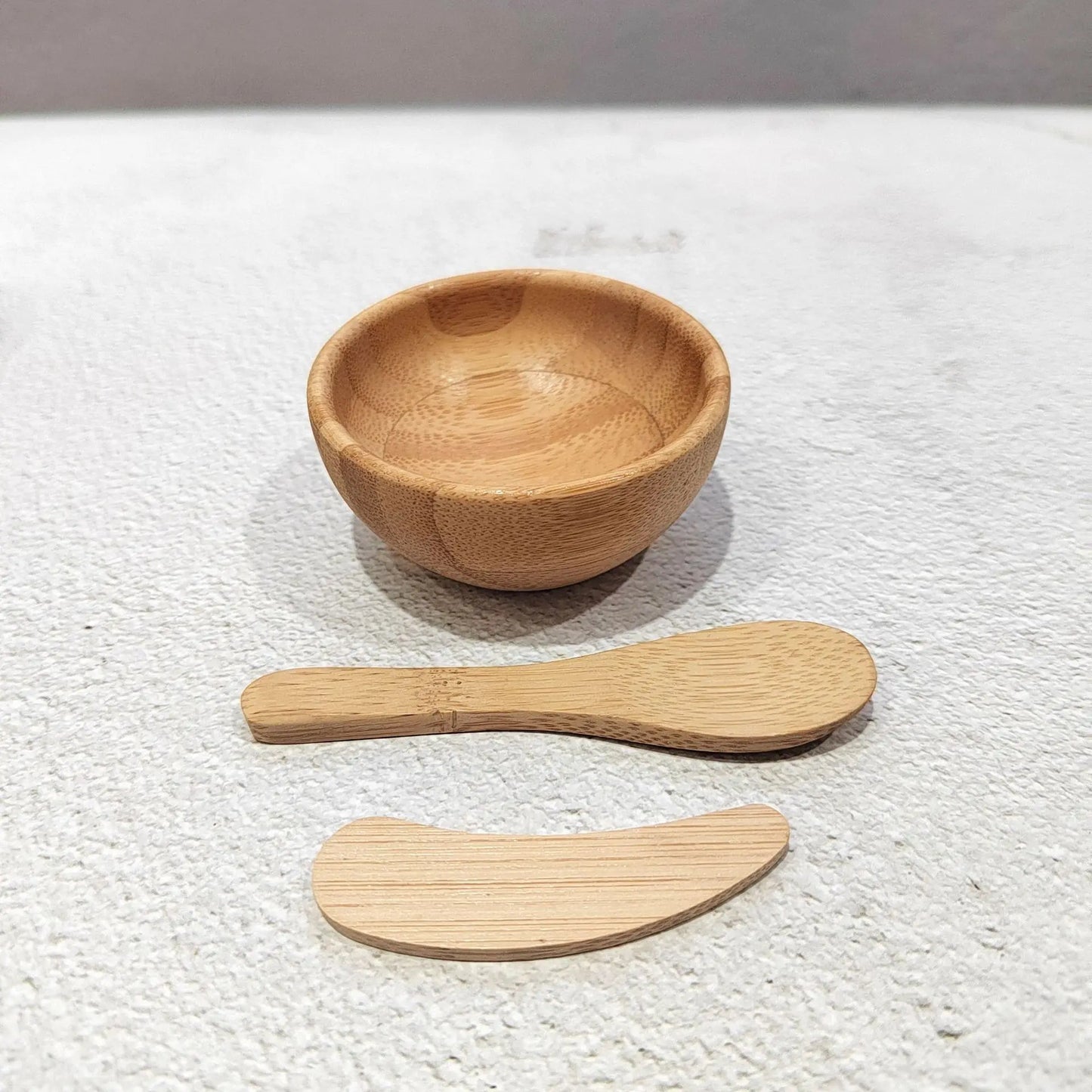 1/2/3pcs Mini Size Bamboo DIY Face Mask Mixing Bowl with Spoon Aromatherapy Bowl Set Massage Oil Face Care Makeup Tool Kits - 369 view