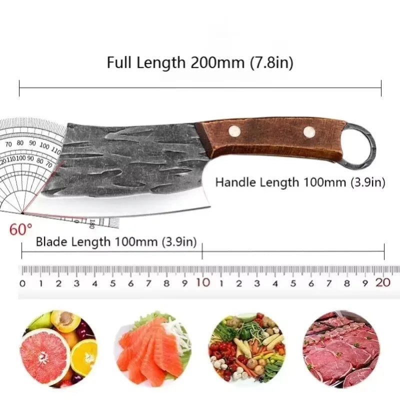 Cuchillo de Carnicero WXCOO – Acero Inoxidable Forjado, Profesional y Ultra Afilado - 369 view