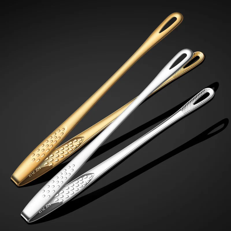 Food Tongs Stainless Steel Barbecue Tongs Meat Salad Steak Food Serving Tongs Tweezers Long BBQ Cooking Tongs Kitchen Utensils - 369 view