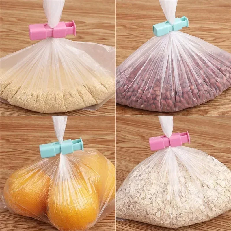 12/1Pcs Food Sealing Clips Bread Storage Bag Clips For Snack Wrap Bags Spring Clamp Reusable Kitchen Organization Sealing Clamp - 369 view