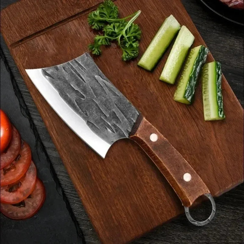Cuchillo de Carnicero WXCOO – Acero Inoxidable Forjado, Profesional y Ultra Afilado - 369 view