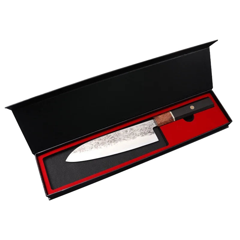 Cuchillo Santoku Japonés Profesional de Acero Inoxidable - 369 view