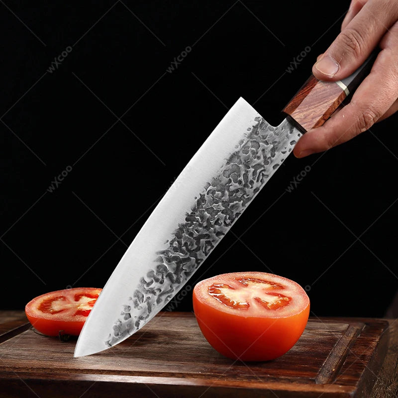 Cuchillo Santoku Japonés Profesional de Acero Inoxidable - 369 view