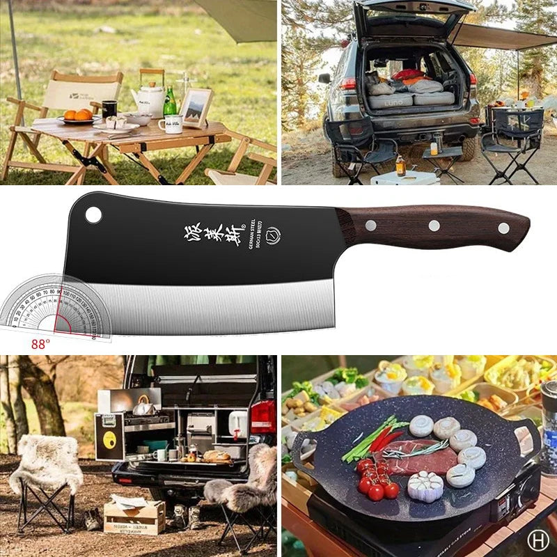 Cuchillo para Cortar Huesos – Doble Propósito, Ultra Afilado, Ideal para Chef y Cocina - 369 view