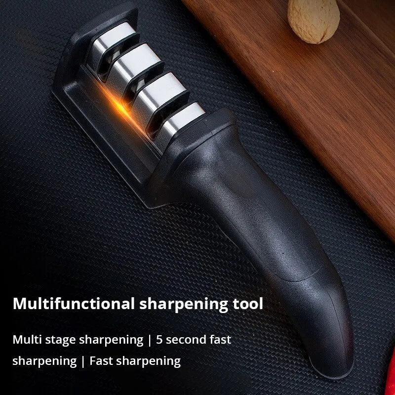 Afilador de Cuchillos de Tres Segmentos – Manual, Multifuncional y Ergonómico - 369 view