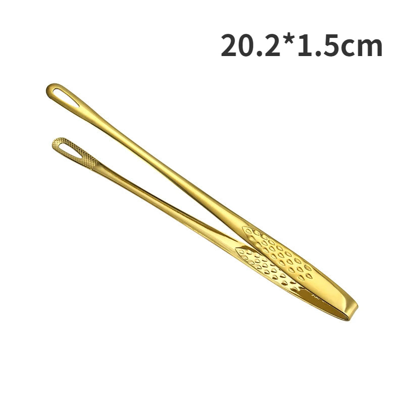 Food Tongs Stainless Steel Barbecue Tongs Meat Salad Steak Food Serving Tongs Tweezers Long BBQ Cooking Tongs Kitchen Utensils - 369 view