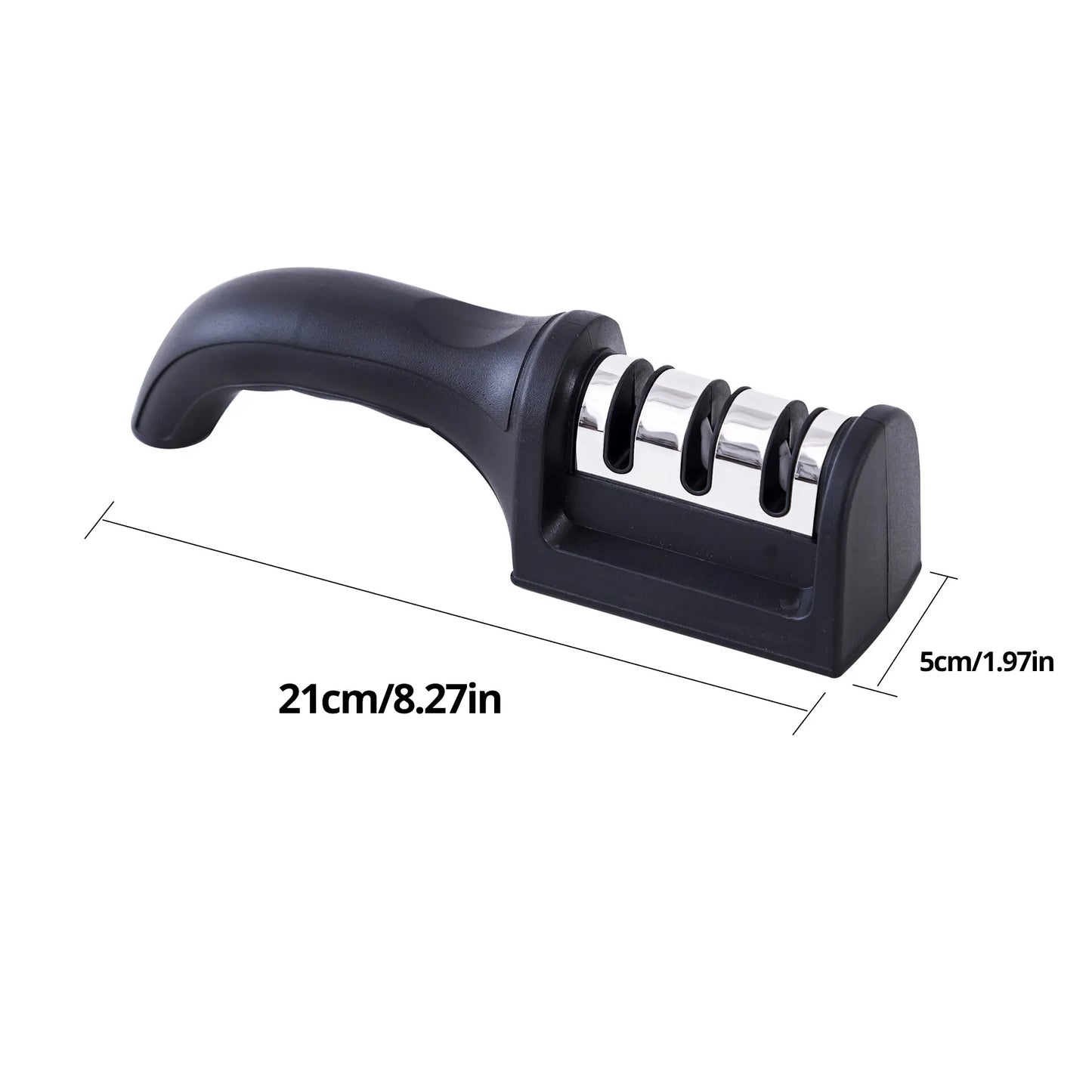 Afilador de Cuchillos de Tres Segmentos – Manual, Multifuncional y Ergonómico - 369 view