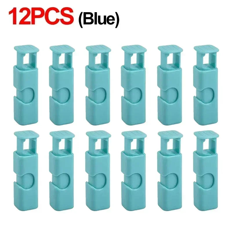 12/1Pcs Food Sealing Clips Bread Storage Bag Clips For Snack Wrap Bags Spring Clamp Reusable Kitchen Organization Sealing Clamp - 369 view