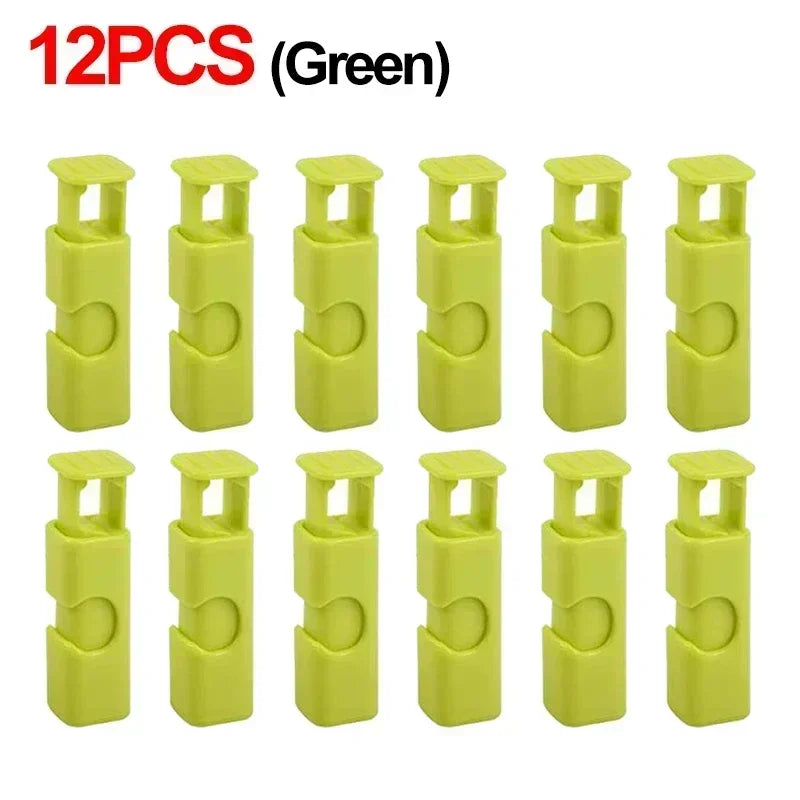 12/1Pcs Food Sealing Clips Bread Storage Bag Clips For Snack Wrap Bags Spring Clamp Reusable Kitchen Organization Sealing Clamp - 369 view