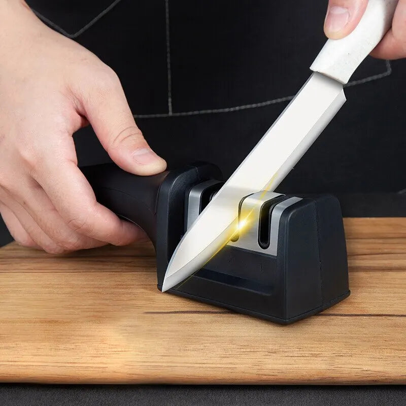 Afilador de Cuchillos de Tres Segmentos – Manual, Multifuncional y Ergonómico - 369 view