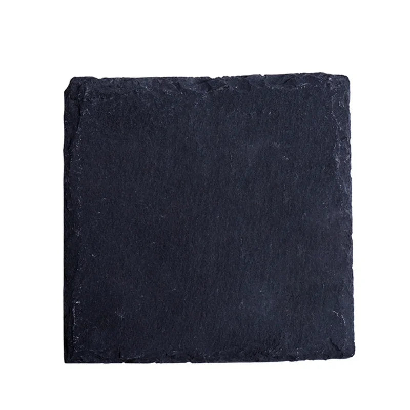 Plato de Pizarra Natural Cuadrado – Elegancia y Durabilidad