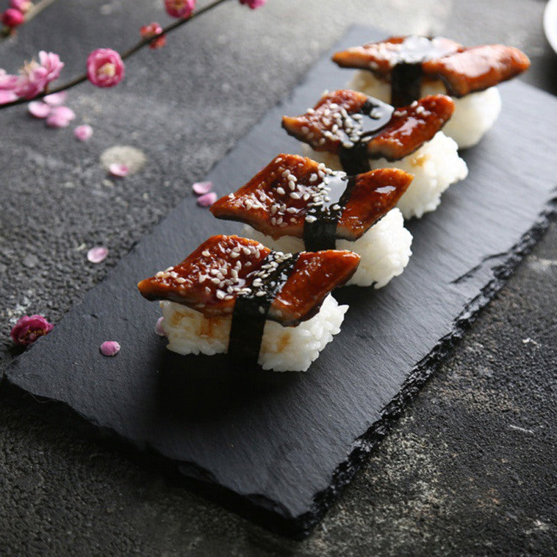 Plato de Pizarra Natural Cuadrado – Elegancia y Durabilidad