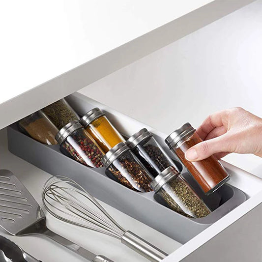 Organizador de Especias con 8 Compartimentos – Almacenamiento para Cocina