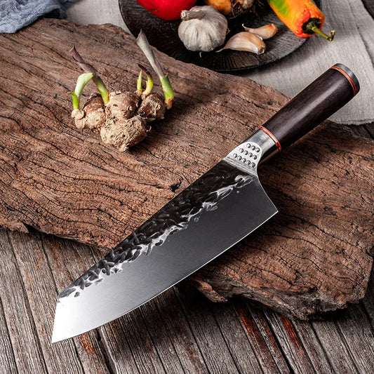 Cuchillo de Chef Japonés Kiritsuke Forjado a Mano - 369 view