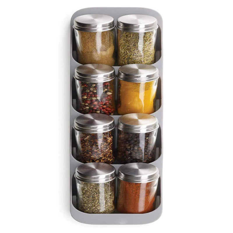 Organizador de Especias con 8 Compartimentos – Almacenamiento para Cocina