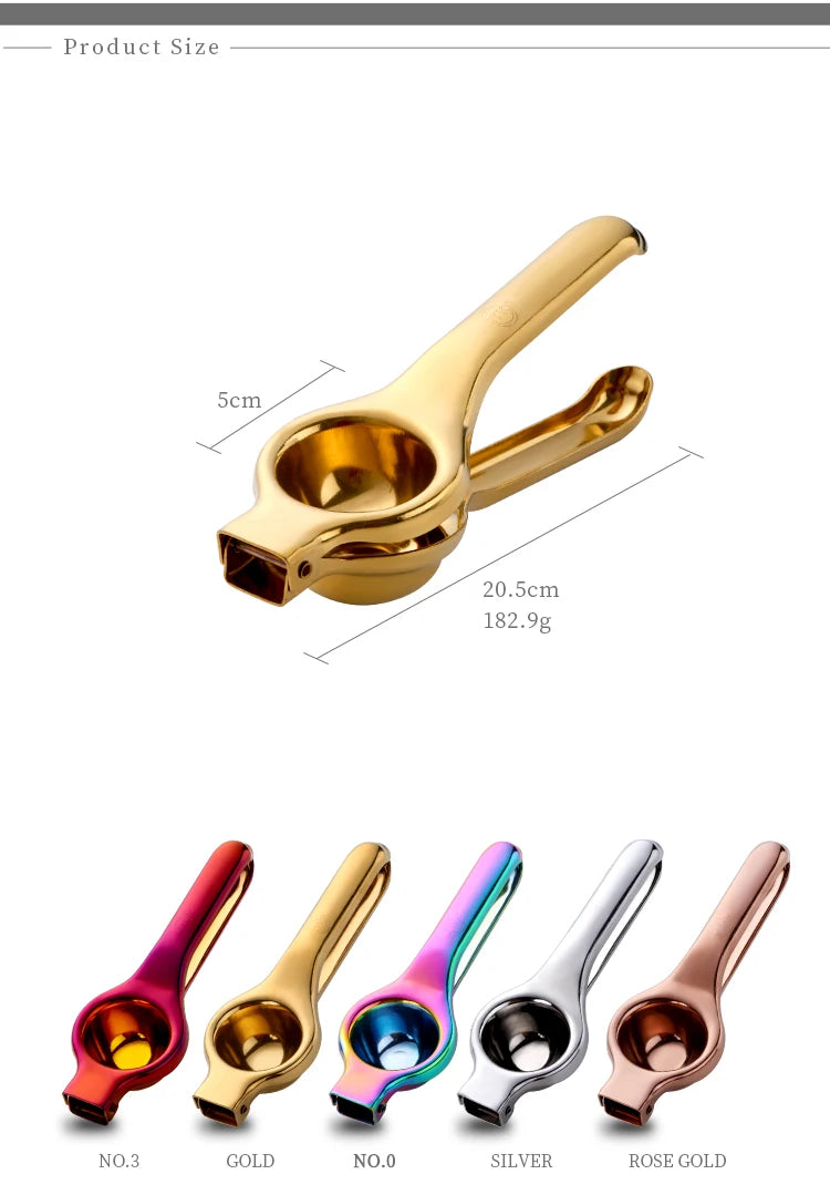 1 Pcs Lemon Squeezer Stainless Steel Orange Fruit Juicer Squeezer Orange Juicer Handle Press Multifunctional Kitchen Tools - 369 view