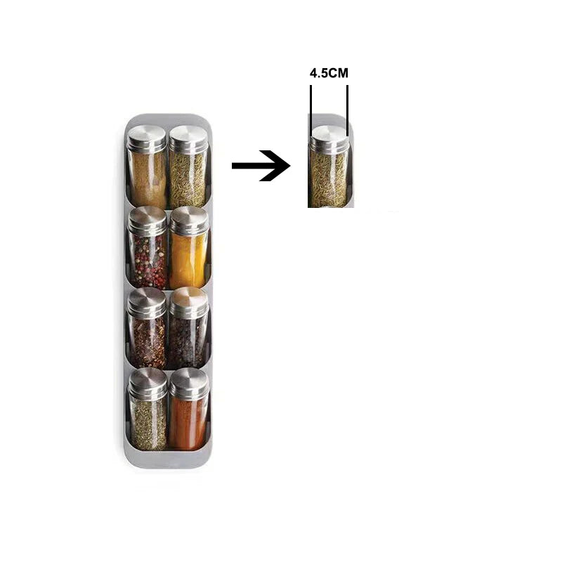 Organizador de Especias con 8 Compartimentos – Almacenamiento para Cocina