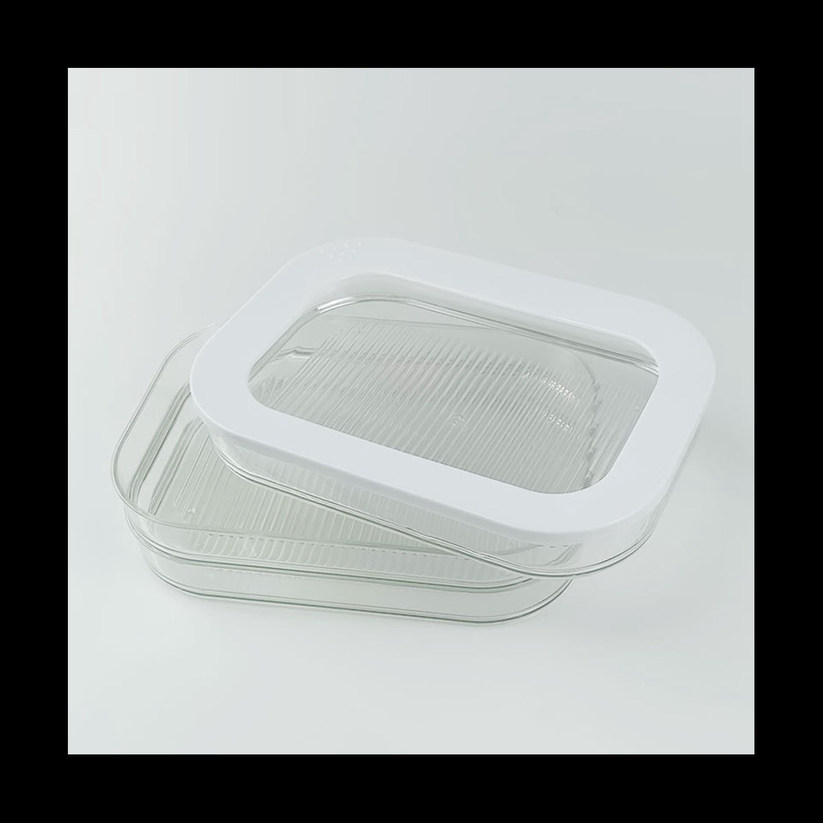 Caja de Almacenamiento de 1.6L con 3 Niveles para Carne – Tapa Hermética y Apta para Lavavajillas