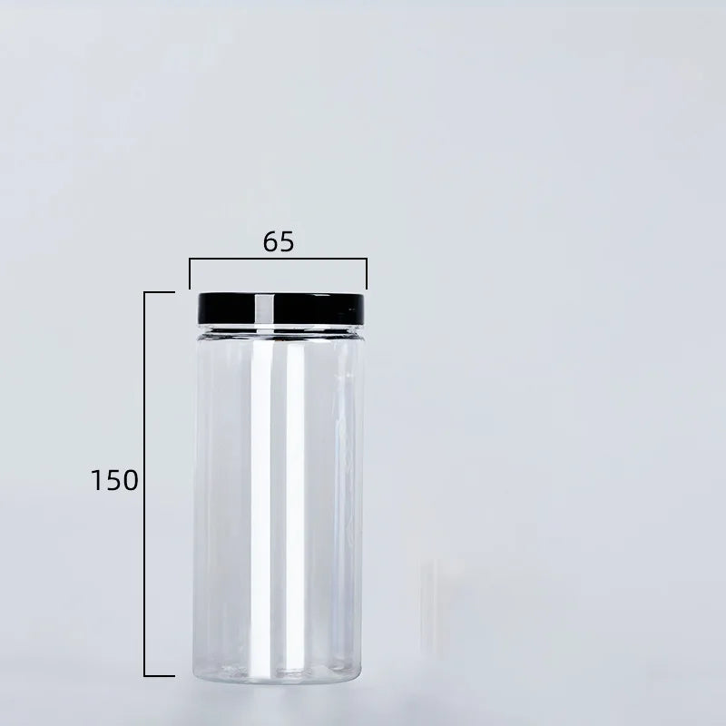 Clear Sealed Can With Lid Food Smell Odor Proof Storage Packaging Bottle Coffee Beans Seasoning Container Kitchen Accessories