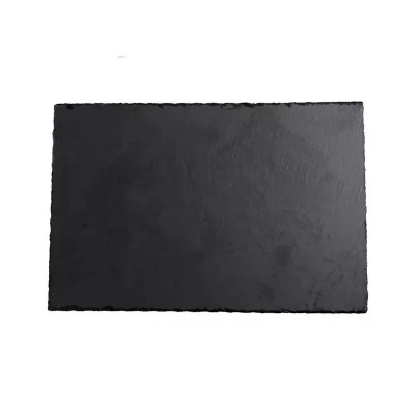 Plato de Pizarra Negra Estilo Japonés y Coreano – Ideal para Sushi y Postres