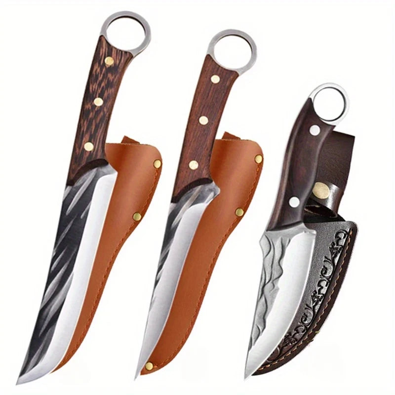 Cuchillo Deshuesador Forjado – Acero Inoxidable, Mango de Madera, Profesional - 369 view