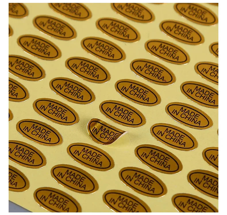 6pcs/set Kitchen Food Stickers Waterproof Food Spice Jar Label Seasoning Jar Sticker white