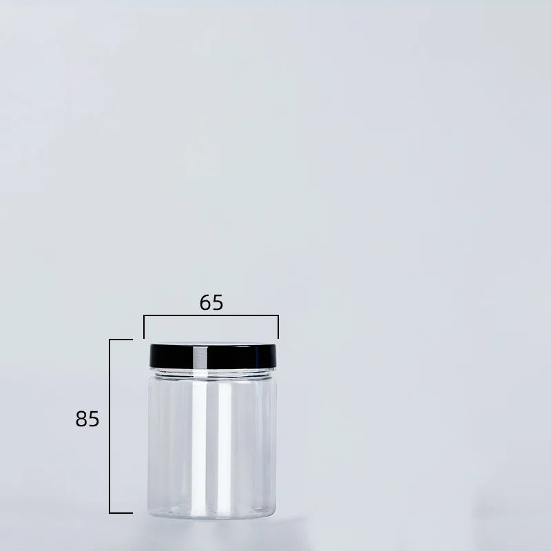 Clear Sealed Can With Lid Food Smell Odor Proof Storage Packaging Bottle Coffee Beans Seasoning Container Kitchen Accessories
