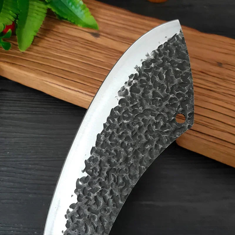 Cuchillo de Cocina Forjado – Multiusos, Mango de Madera, Ideal para Carne y Verduras - 369 view