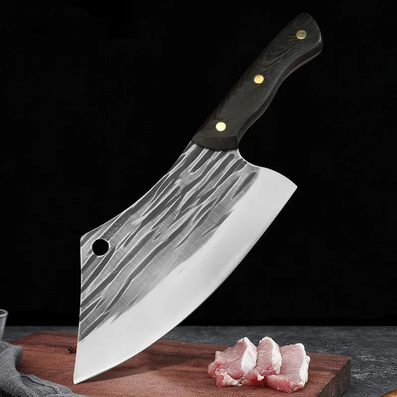 Cuchillo de Chef Forjado a Mano – Tradicional, Ideal para Carne y Verduras - 369 view
