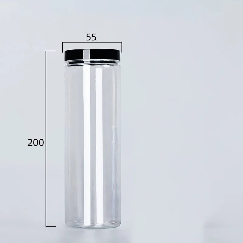 Clear Sealed Can With Lid Food Smell Odor Proof Storage Packaging Bottle Coffee Beans Seasoning Container Kitchen Accessories